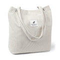 PALAY Tote Bags for Women, Corduroy with Inner Pocket for Work Travel