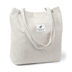 PALAY Tote Bags for Women, Corduroy with Inner Pocket for Work Travel