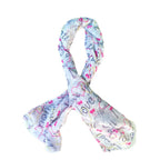 FLIHAUT Women Chiffon Georgette Printed Scarf Scarves Stole (50x172 Cms) Combo Pack of 5 (Mixed_89)