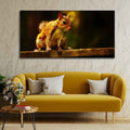 VIBECRAFTS Canvas Paintings for Living Room Drawing Room Squirrel In The Dark Forest Premium Wall Painting Fitted with Wooden Frame for Home | Office | Gift (PTVCH_2324)