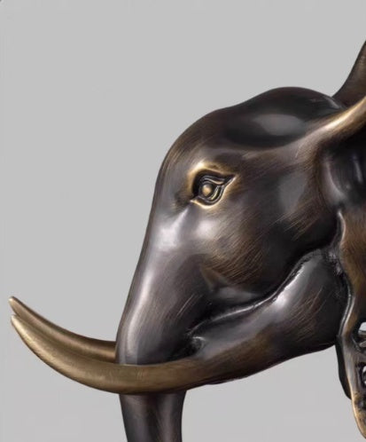 Brass Elephant Home Decor For Living Room Or Entryway