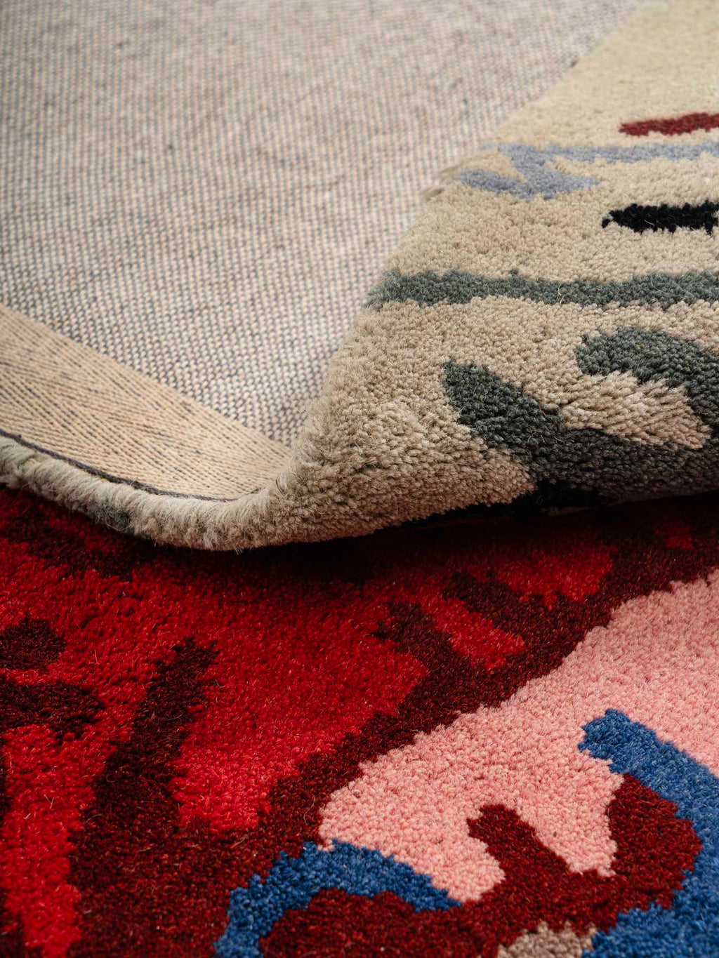 Ellery Wool Tufted Carpet Contrast Living