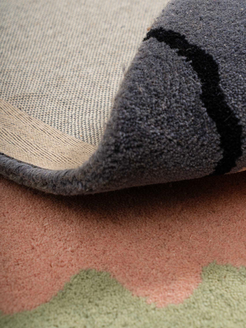 Odile Wool Tufted Carpet Contrast Living