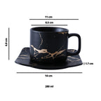 Marble Tea Cup and Saucer Nestasia