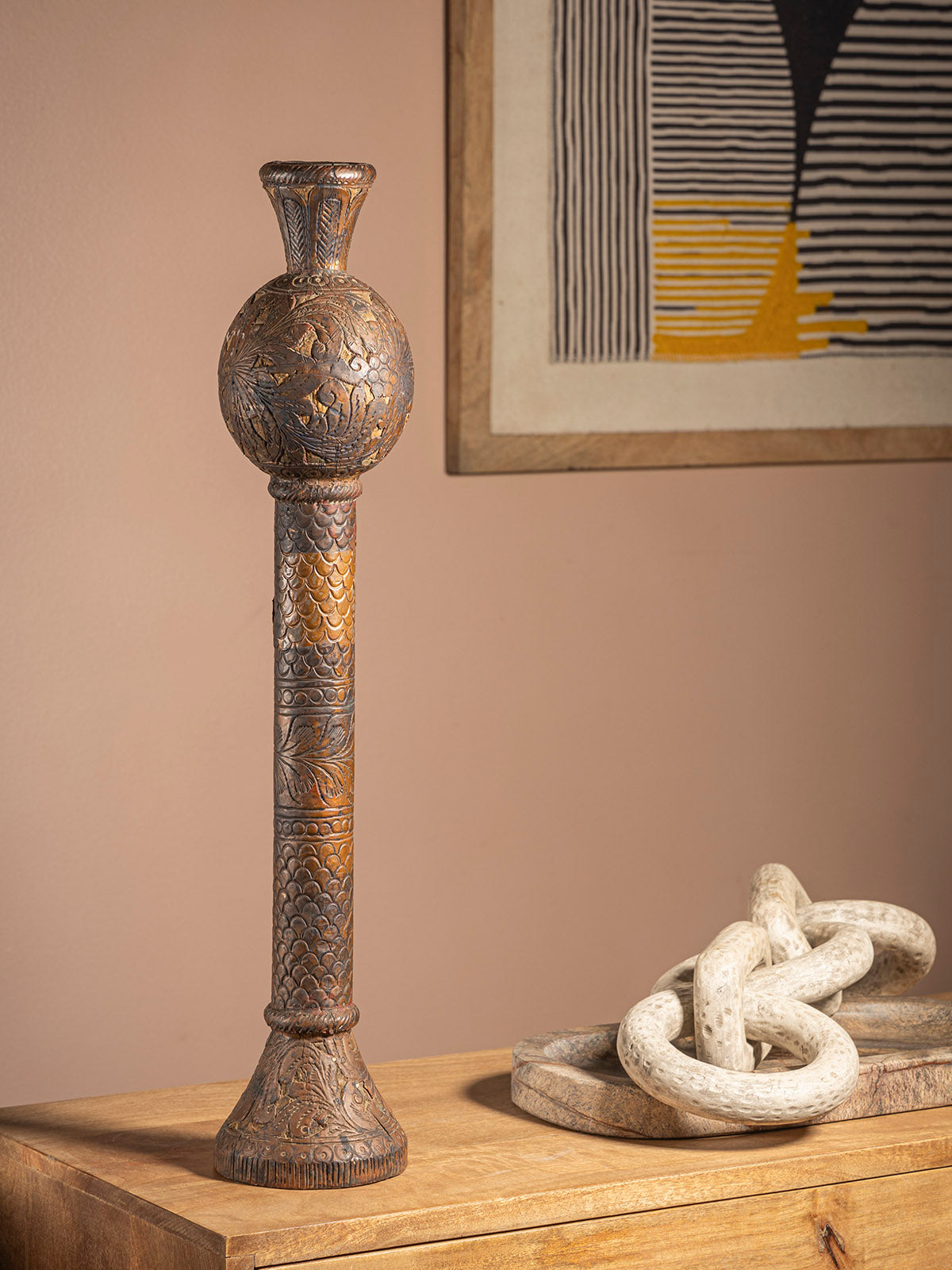 Manarola Candle Holder Contrast Living