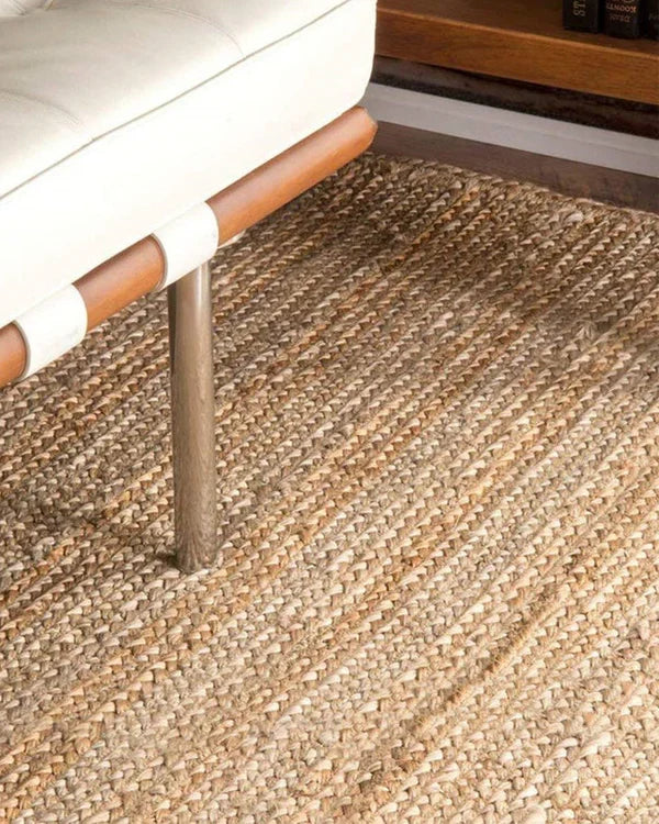 Durable Rustic Rectangular Jute Carpet For Balcony