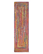 Durable Multicolor Rectangular Jute Carpet For Living Space