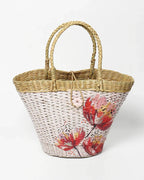 Handmade Boat Style Seagrass Basket Tote