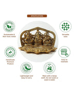 Laxmi Ganesh Figurine for Home Decor and Pooja, Decorative God Idol Murti