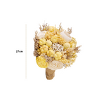 Sustainable Dried Flower Bouquet Yellow Nestasia