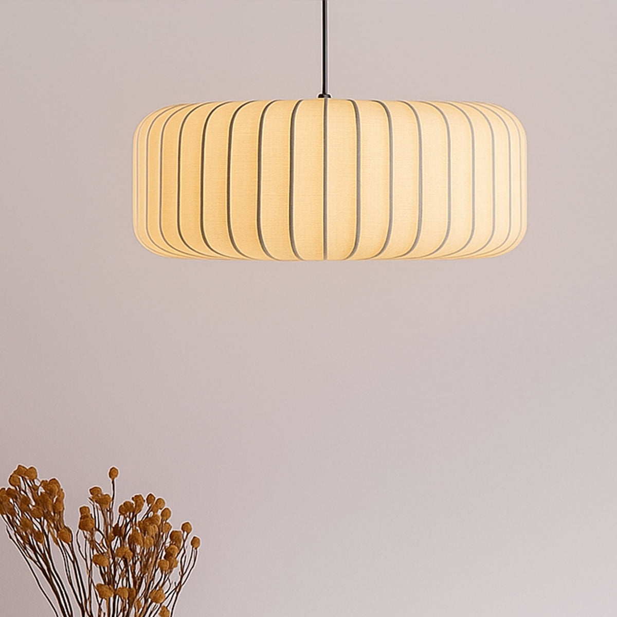Fabric Pendant Lampshade for Living Room and Dining Area
