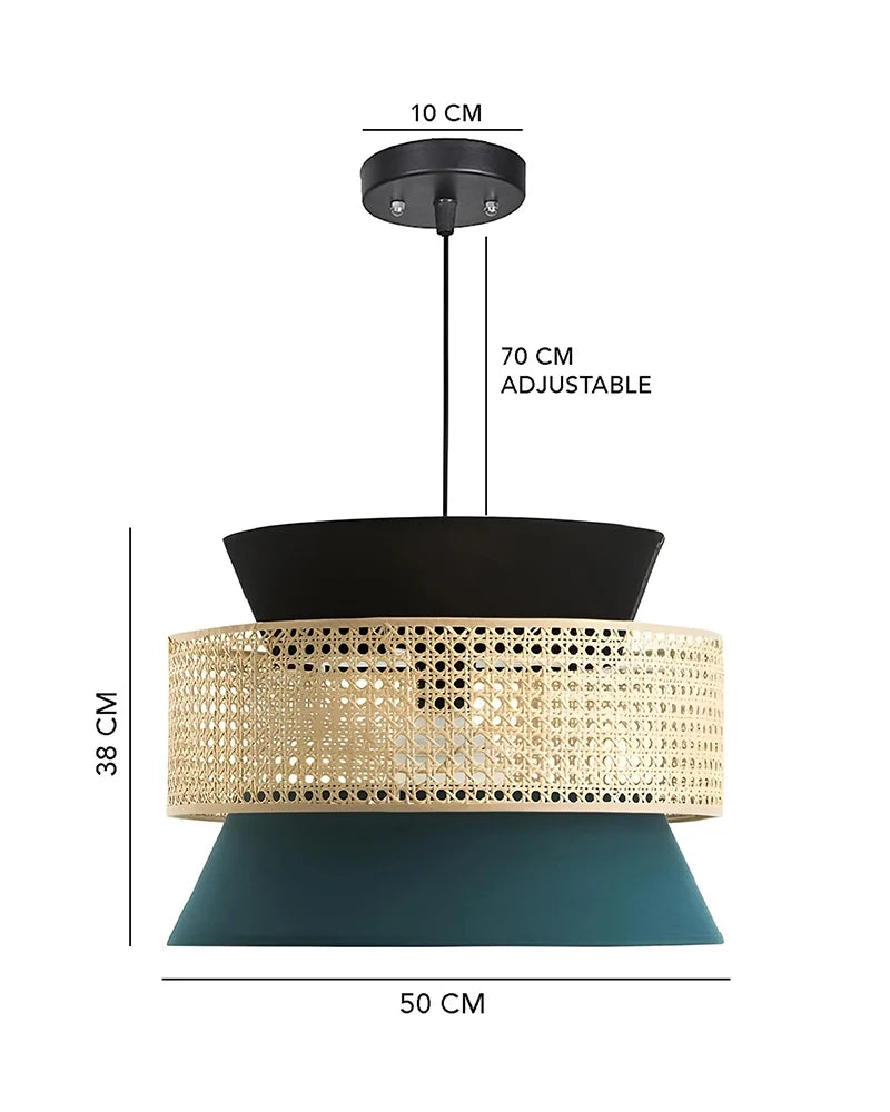 Artistic Rattan Pendant Lamp for Living Space and Dining Area
