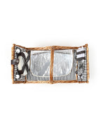 Multi-Purpose Wicker Picnic Basket for Food, Picnic, and Leisure Use