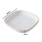 CARA White Square Deep Plate Nestasia