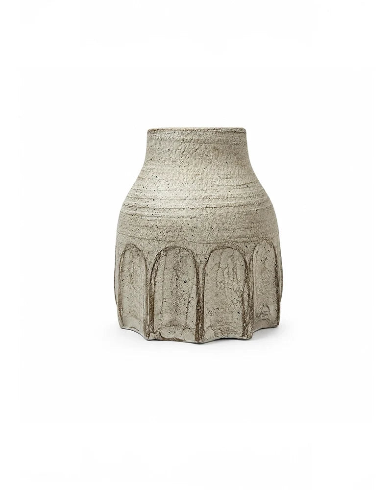 Premium Terracotta Vase with Textured Finish for Home Decoration