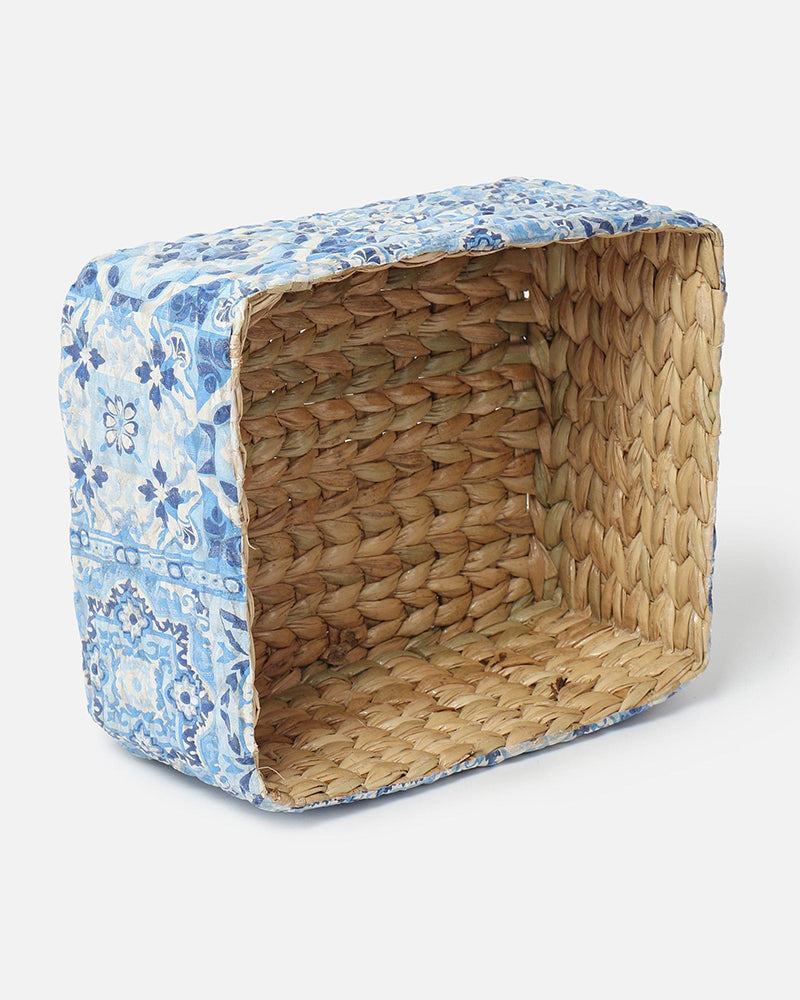 Eco-Friendly Seagrass Storage Organizer for Kitchen, Living Room, and Study Areas