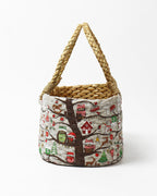 Handwoven Seagrass Gift Hamper, Storage Basket for Stylish Home Organization