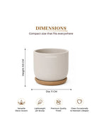 Mini Pot Vase for Tabletop Home Decor Accents