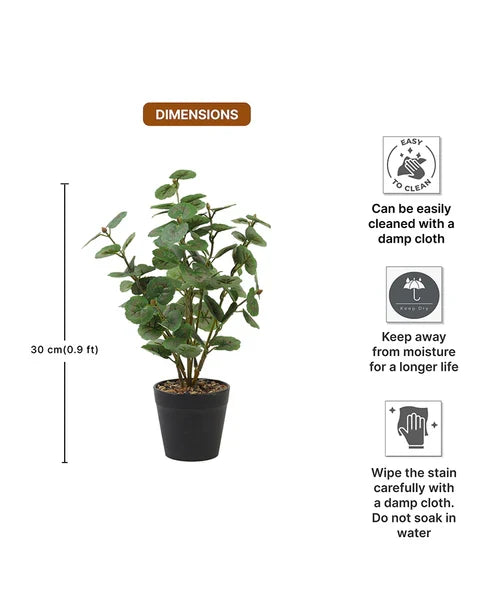 Natural-Looking Artificial Plant with Pot for Home Interior and Aesthetic Room Decor
