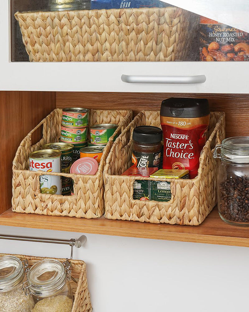 Multi-Purpose Water Hyacinth Basket for Kitchen, Clothes, and Home Organization