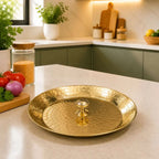 Brass Hammered Vintage Handi / Degchi with Lid Vedansh Craft