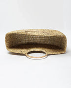 Half Moon Seagrass Beach Tote Bag