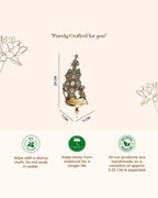 Decorative Brass Hanging Diya for Aarti, Pooja Items, and Home Decor