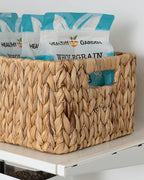 Water Hyacinth Storage Organizer for Clothes Cupboard and Kitchen Basket