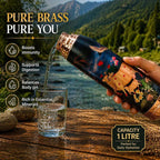 Copper Water Bottle (11.5 Inch) Vedansh Craft