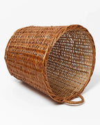 Set of 2 Multipurpose Wicker Basket – Ideal for Plants, Storage, or Use as a Dustbin