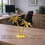 Brass Coconut Tree Decorative Showpiece (9.5 Inch) Vedansh Craft