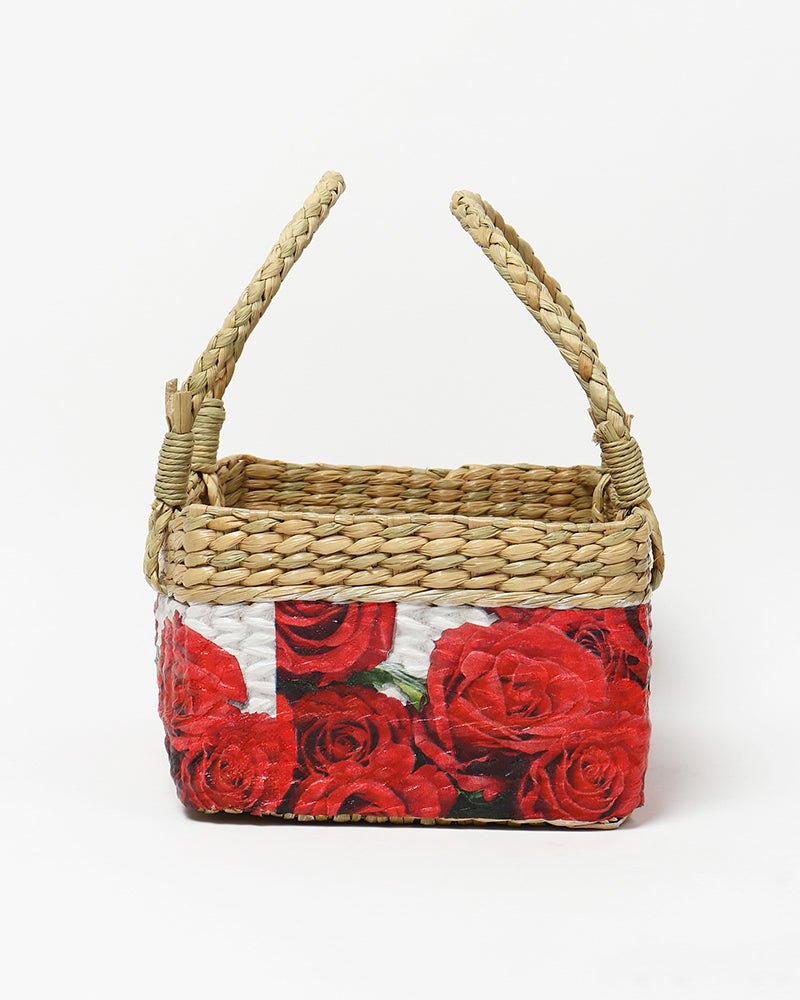 Eco-Friendly Seagrass Storage Hamper for Fruits, Vegetables, and Everyday Use