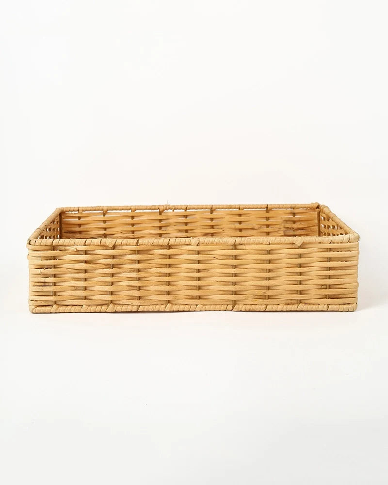 Cane Storage Basket for Home, Wardrobe & Bathroom Storage