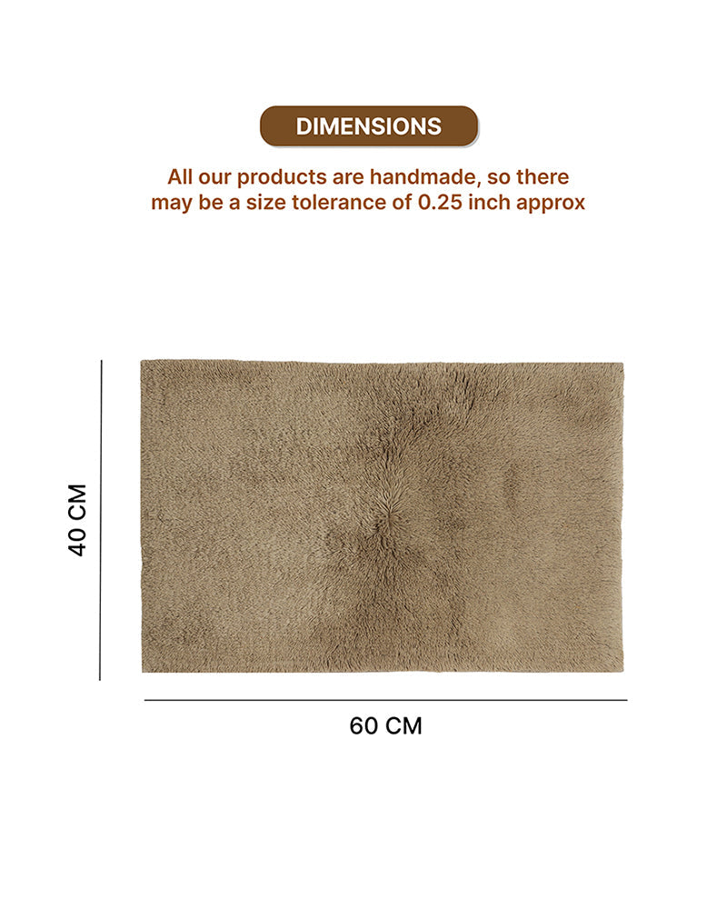 Bamboo Fiber Anti Skid Bathroom Door Mat and Bath Mat for Wet Area Protection