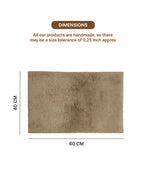 Bamboo Fiber Anti Skid Bathroom Door Mat and Bath Mat for Wet Area Protection