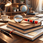 Brass Magnifying Glass With Wooden Handle Vedansh Craft