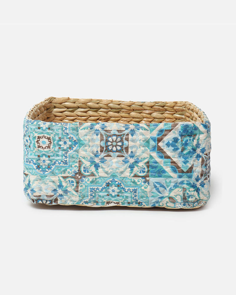 Handcrafted Seagrass Multipurpose Organiser Tray Set of 3 for Tabletop, Shelf, and Storage Spaces