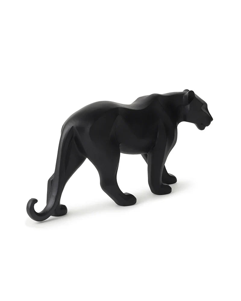 Polypropylene Black Panther Figurine for Home Decor, Hall Display, and Gifts