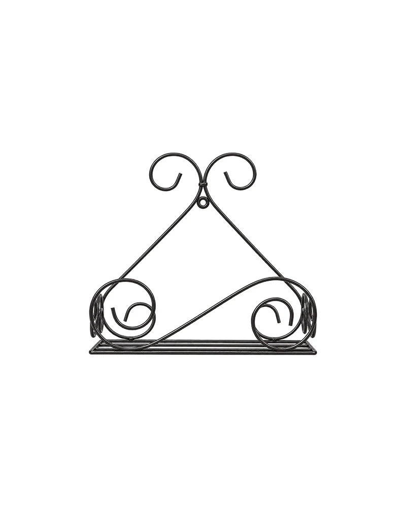 Wall Mounted Metal Plant Pot Stand for Balcony, Set of 2