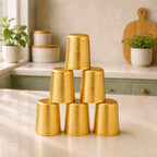 Brass Lining Glass Pair Vedansh Craft