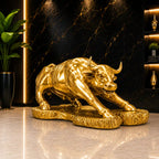 Brass Decorative Bull Statue (15 Inch) Vedansh Craft