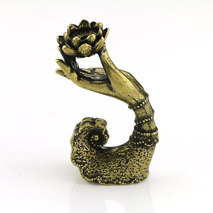 Antique Miscellaneous Antique Bergamot Incense Stick Incense Burner Brass Craft