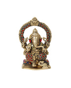 Pure Brass Lord Ganesha Idol for Pooja, Mandir and Home Decoration