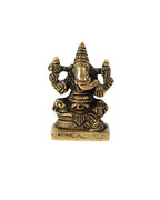 Solid Brass Ganesh Ji Idol for Mandir, Office and Vastu Decoration