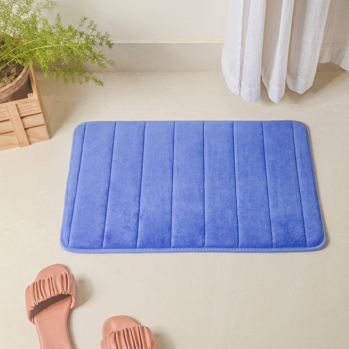 Door Mat Dark Blue Nestasia