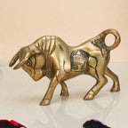 ARTVARKO Brass Charging Bull Statue for Home Décor Office Décor Perfect for Gift Showpiece 6 Inch