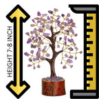 DVISHA Amethyst Feng Shui Money Tree Healing Crystals - Chakra Tree of Life - Amethyst Crystal Tree - Gemstone Tree Crystal Decor - Spiritual Gifts - Crystal Gift