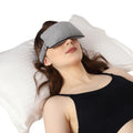 Billebon Premium Fiber Filled Neck Pillow, Aeroplane Travel Pillow Neck Adjustable 360 Degree Support Headrest Neck Support Comfortable Pillow with Eye Mask