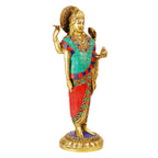 ARTVARKO Brass Dhanavantari Idol The Physician of Gods Dhanvantri Decorative Murti Statue Showpiece for Gift Dhanwantri Statue 12 Inches