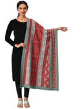 Aurelia Teal Blue Yarn Dyed Shawl for Women (Size: Free Size)-24NOA80052-703614